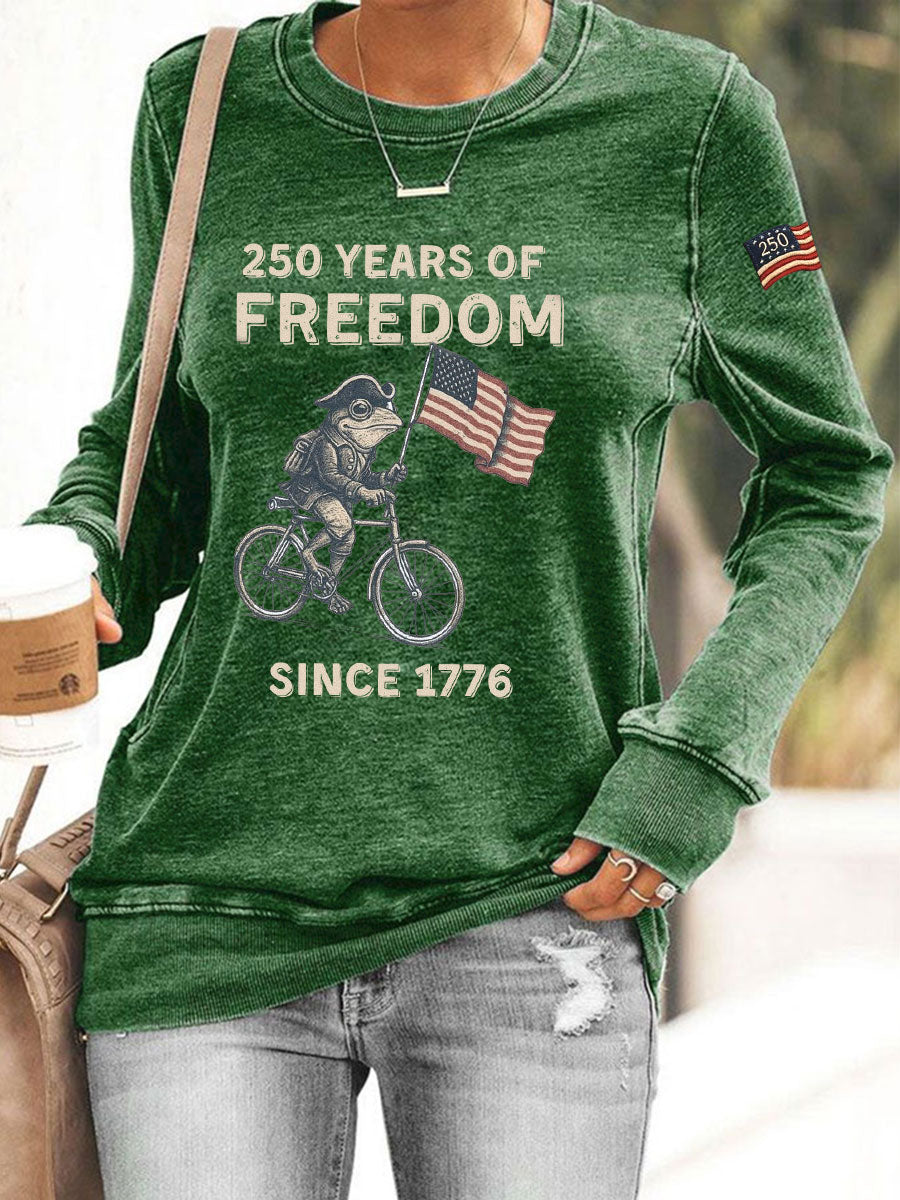 Women's 250th Anniversary Print Casual Sweatshirt