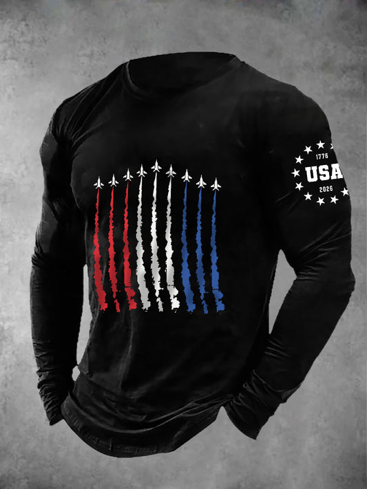 Men's 250th Anniversary of the United States Long-Sleeve T-Shirt