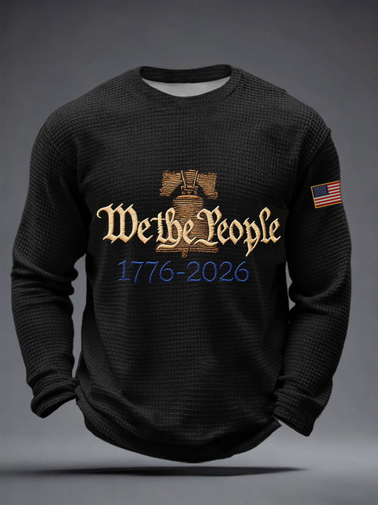 Men's American 250 Waffle Long Sleeve T-Shirt