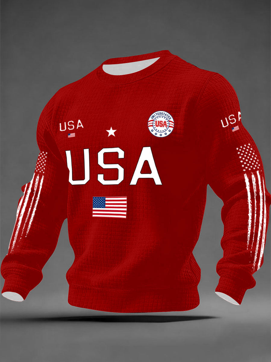 Men's USA Flag Sweatshirts