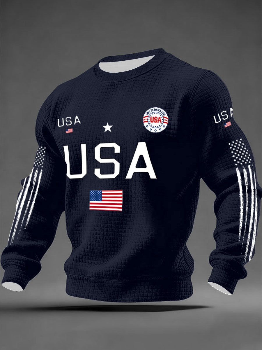 Men's USA Flag Sweatshirts