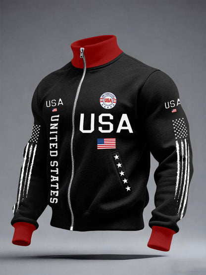 Men's USA Flag Jackets