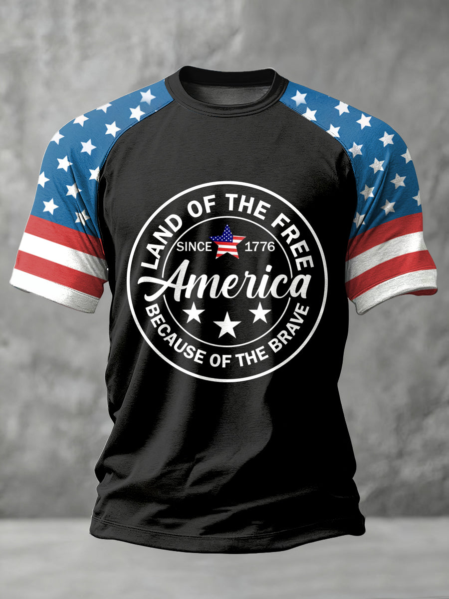 Men's Retro 250th Anniversary Printed T-Shirt