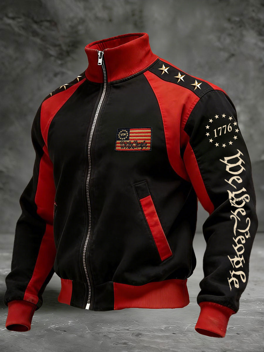 Men's We The People USA Flag Jackets