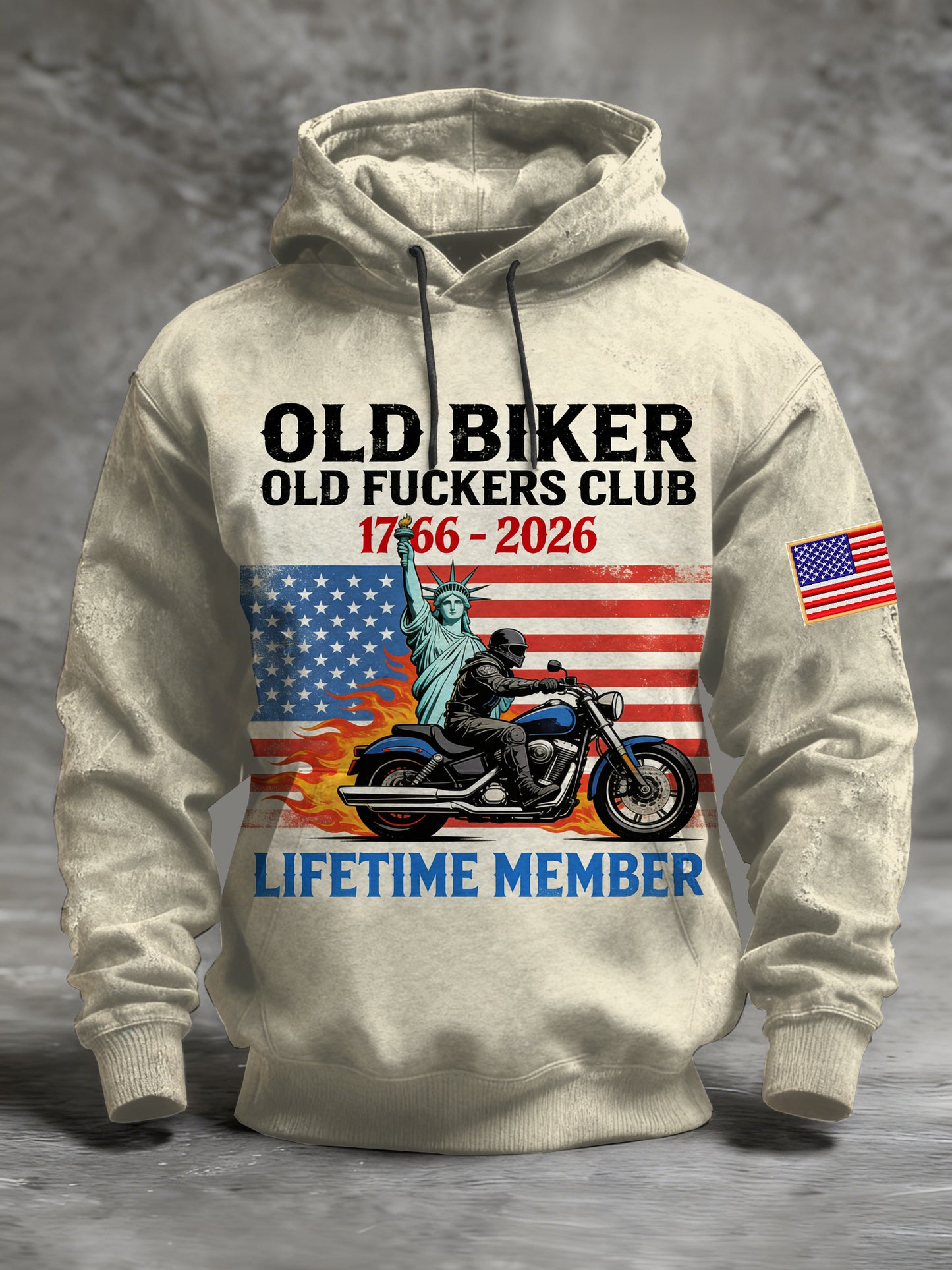 Men's Retro 250th Anniversary Printed Sweatshirt