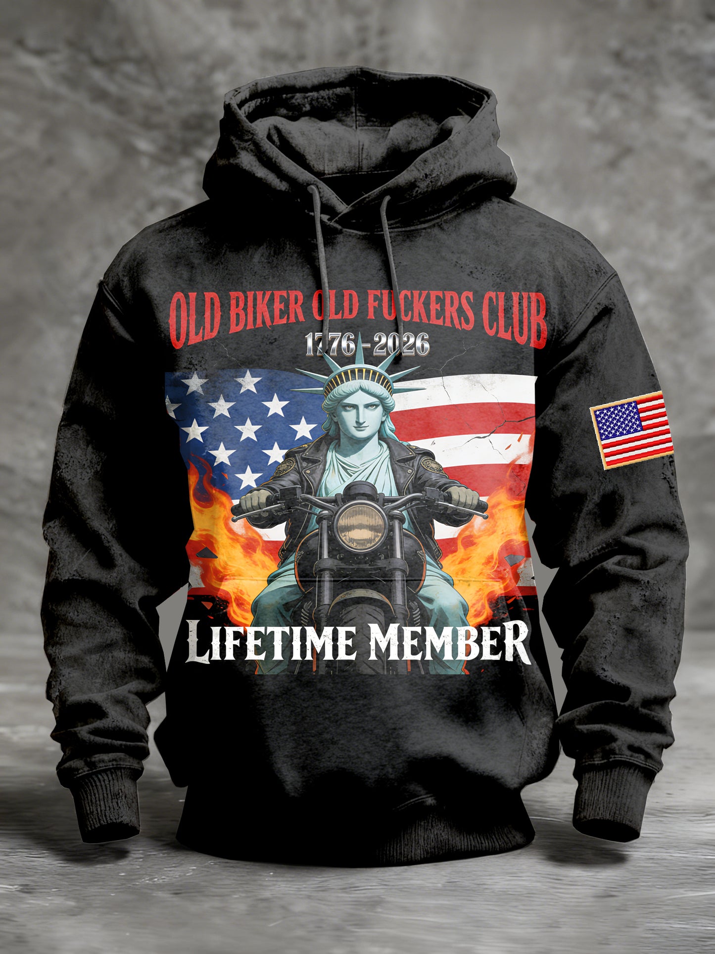 Men's Retro 250th Anniversary Printed Sweatshirt