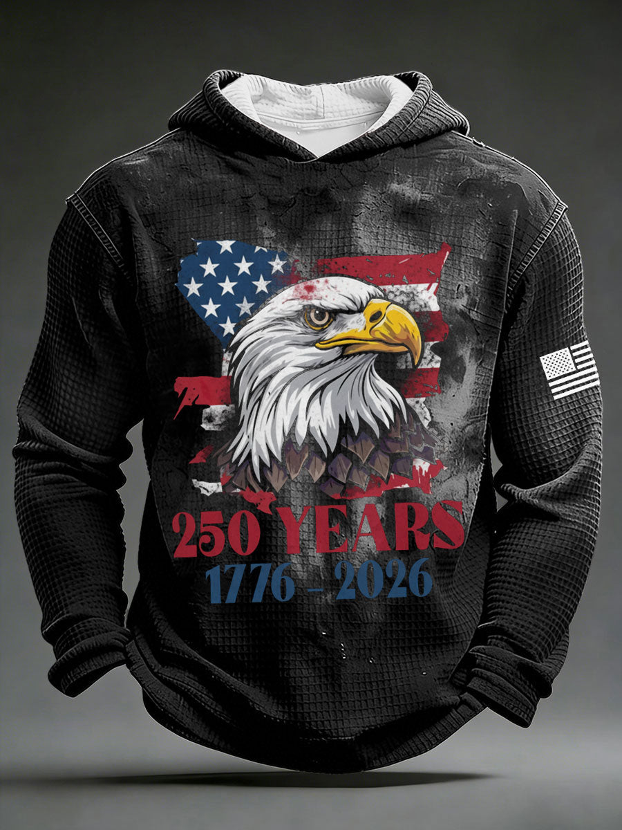 Men's 250 Years 1776-2026 Waffle Hoodeds