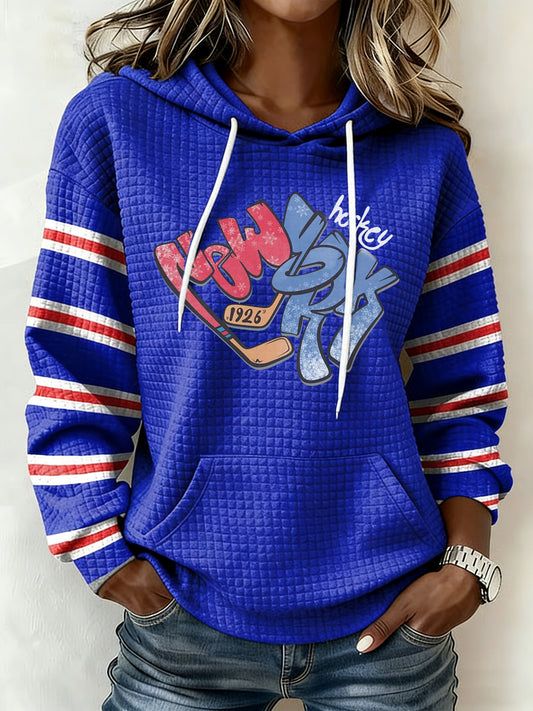 Women's Hockey Printed Hoodie