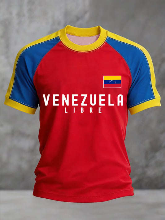 Men's Venezuela Libre Print T-Shirt