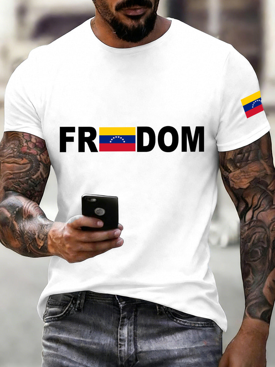 Men's Venezuela Libre Print T-Shirt