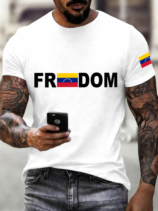 Men's Venezuela Libre Print T-Shirt
