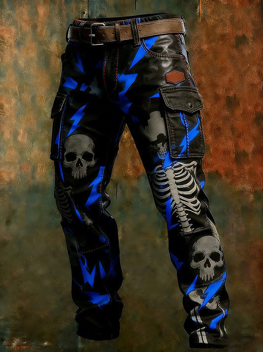 Men's Retro Business Style Casual Work Trousers