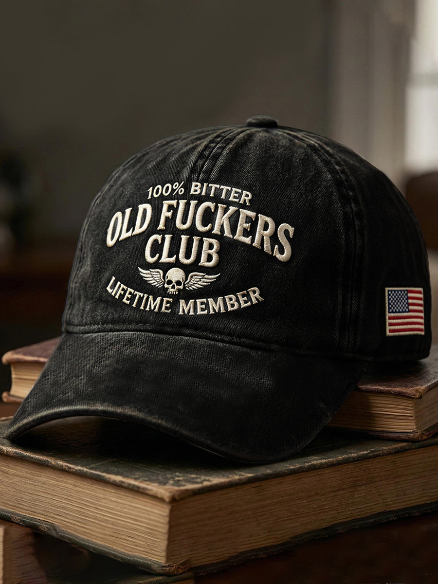 Old Fuckers Club Printed Casual Unisex Cap