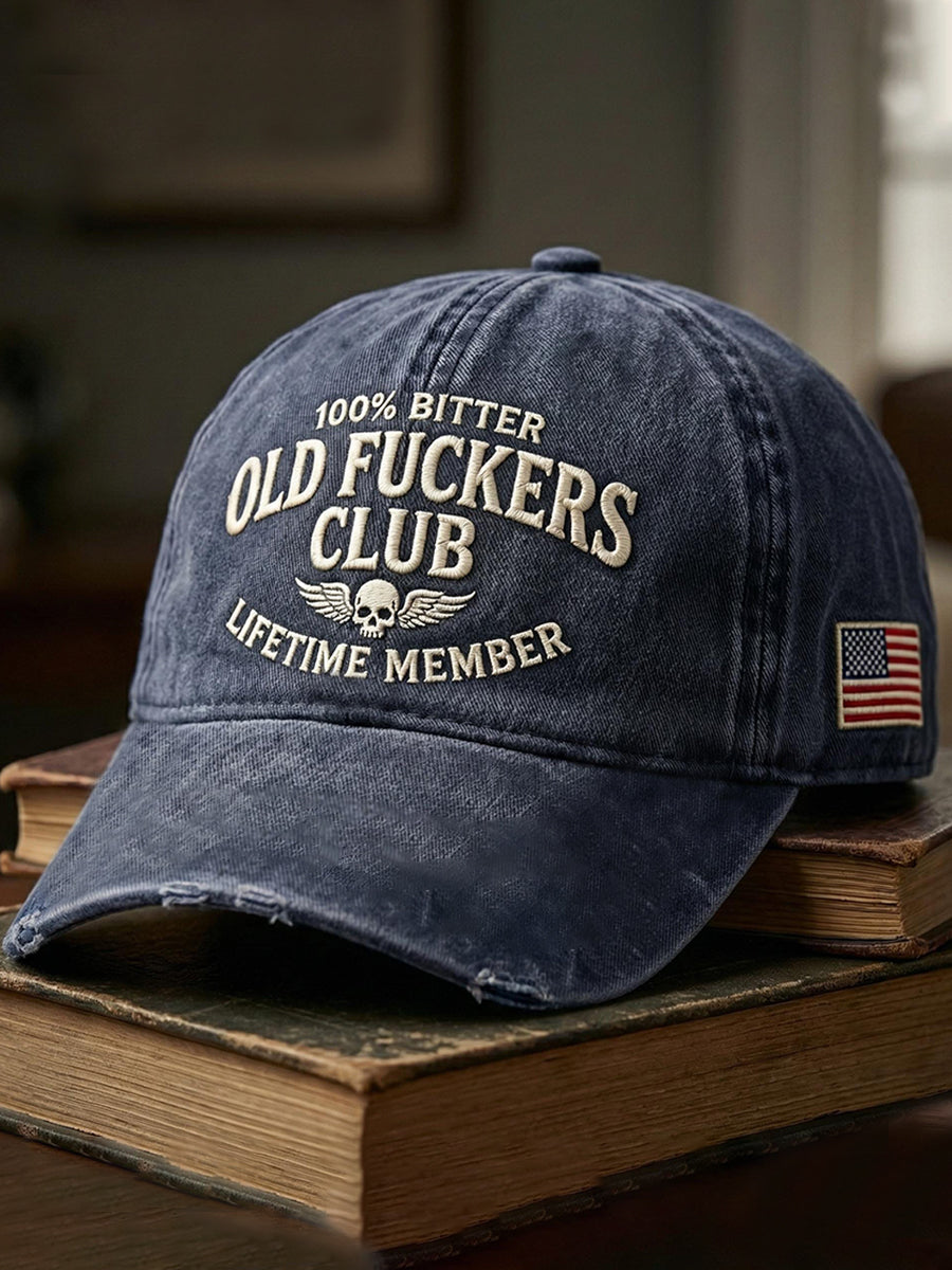 Old Fuckers Club Printed Casual Unisex Cap