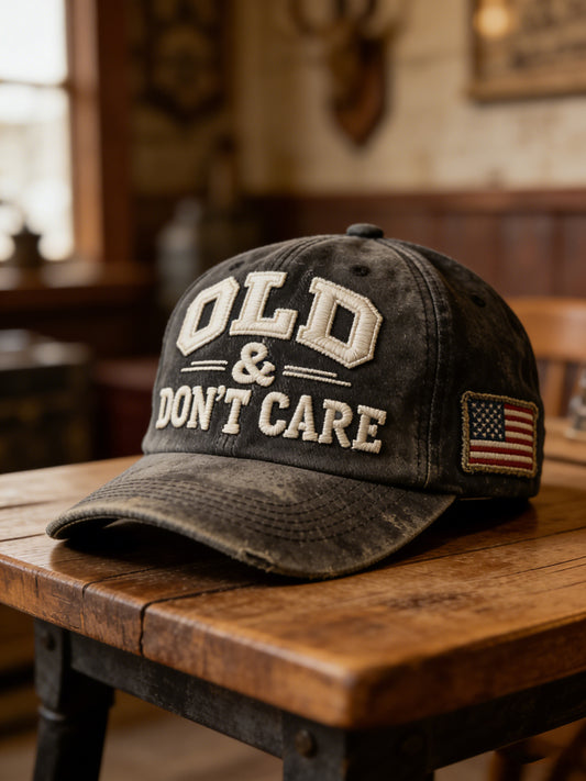 Vintage-Style Old Fuckers Club Casual Baseball Cap