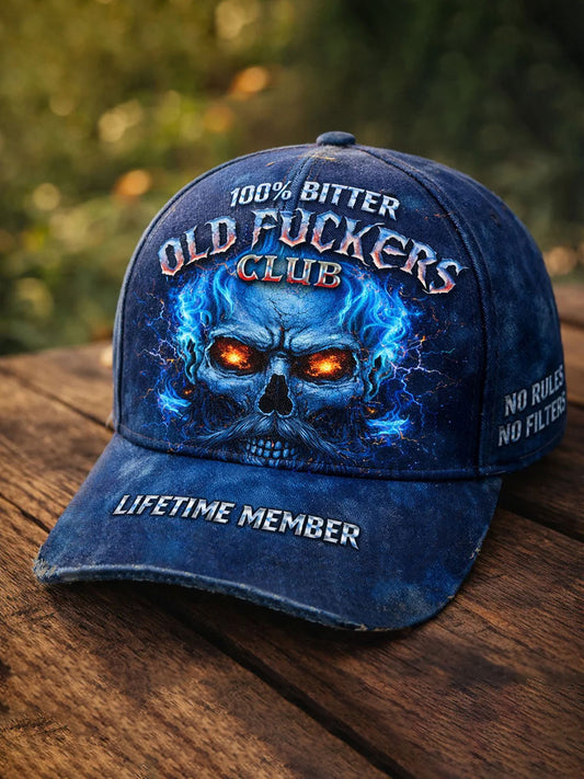 Old Fuckers Club Printed Casual Unisex Cap