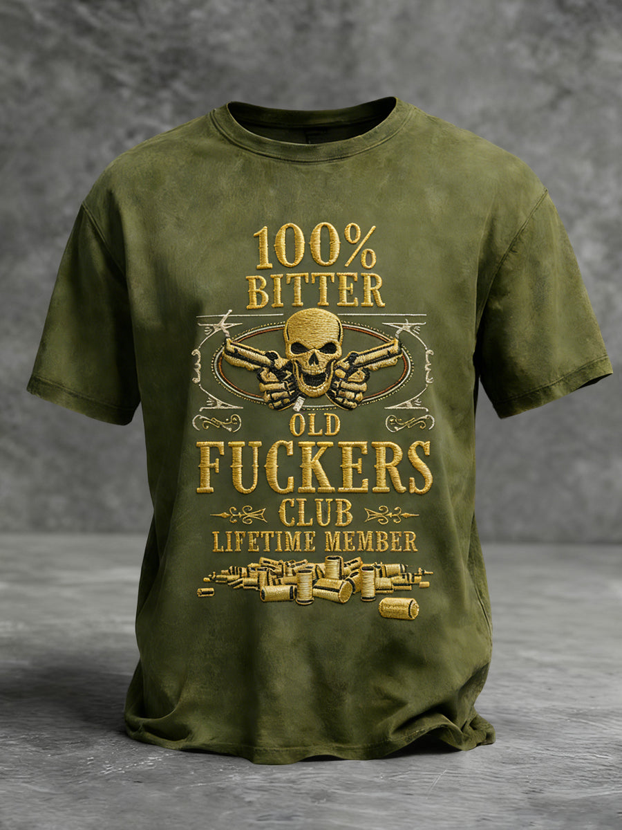 Retro Old Fuckers Club Casual T-Shirt
