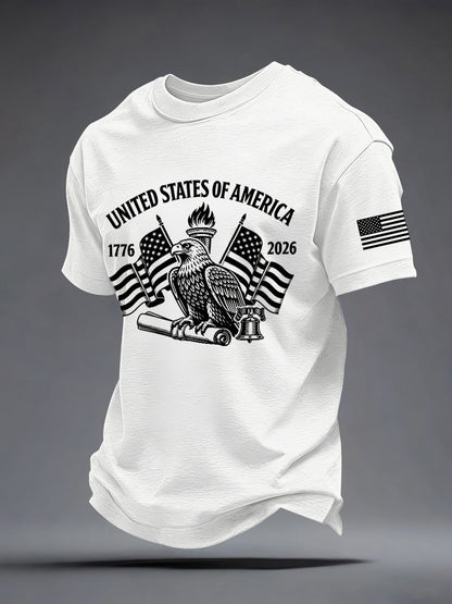 Men's USA 1776-2026 Print T-Shirt