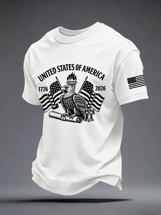 Men's USA 1776-2026 Print T-Shirt