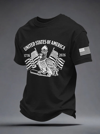 Men's USA 1776-2026 Print T-Shirt