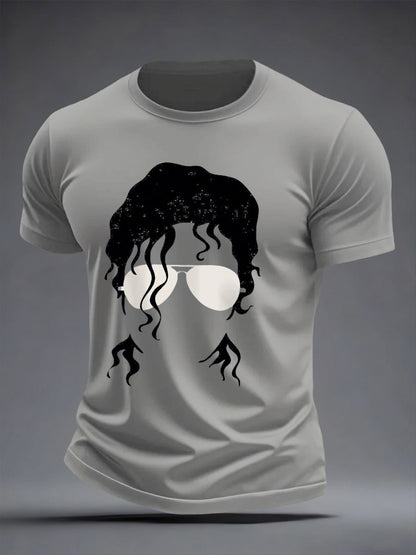 Men's Men's Pop Music Inspired Casual T-shirt
