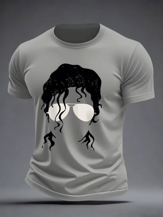 Men's Men's Pop Music Inspired Casual T-shirt