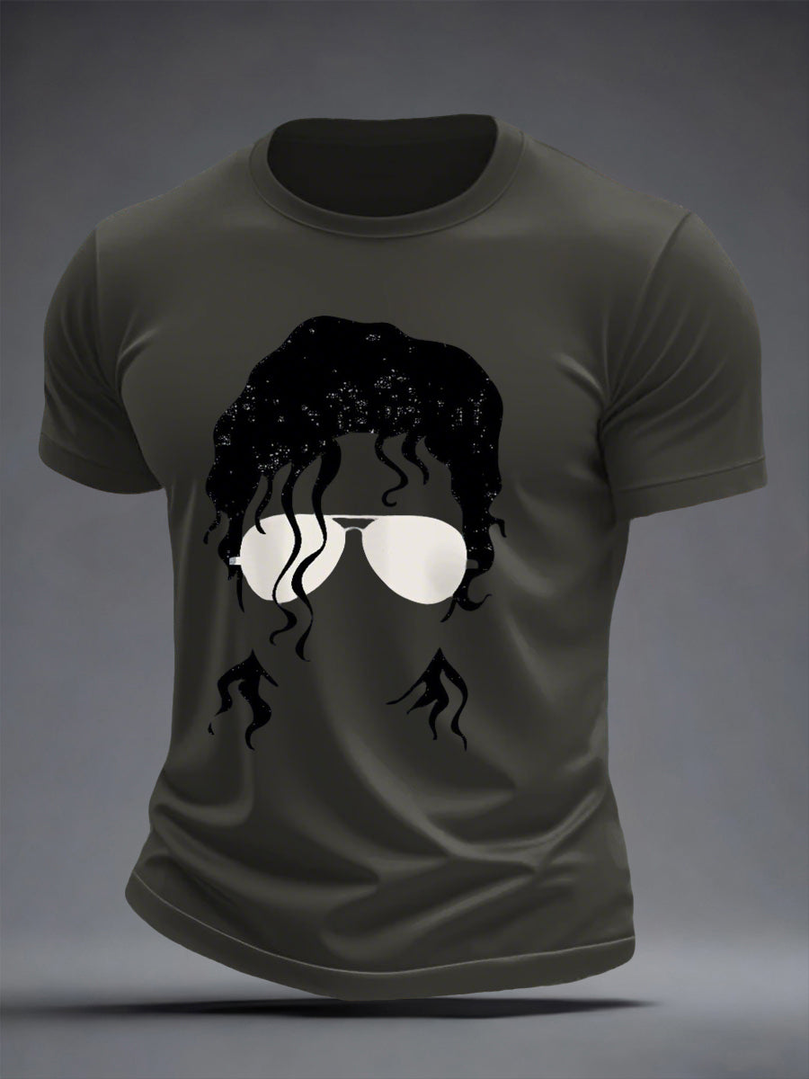 Men's Men's Pop Music Inspired Casual T-shirt