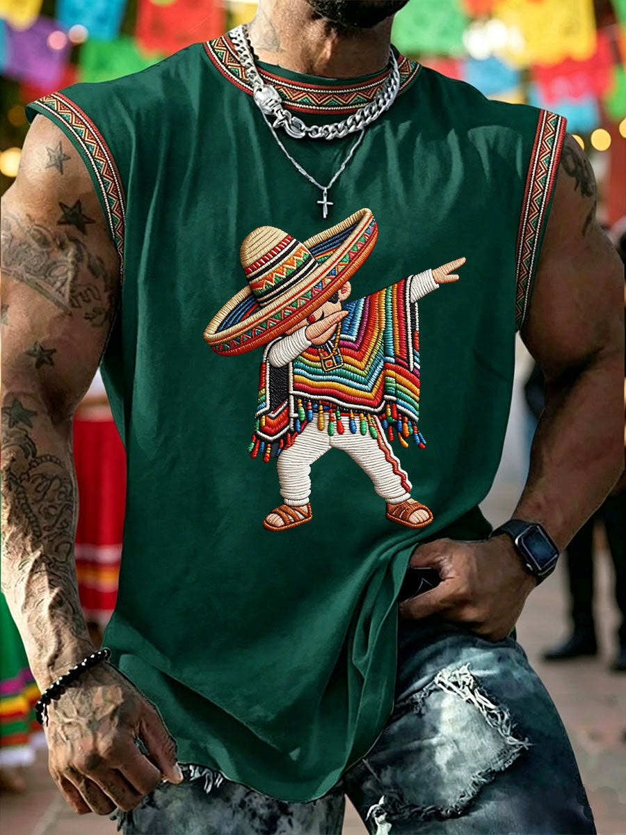 Men's Cinco de Mayo Printed Vest