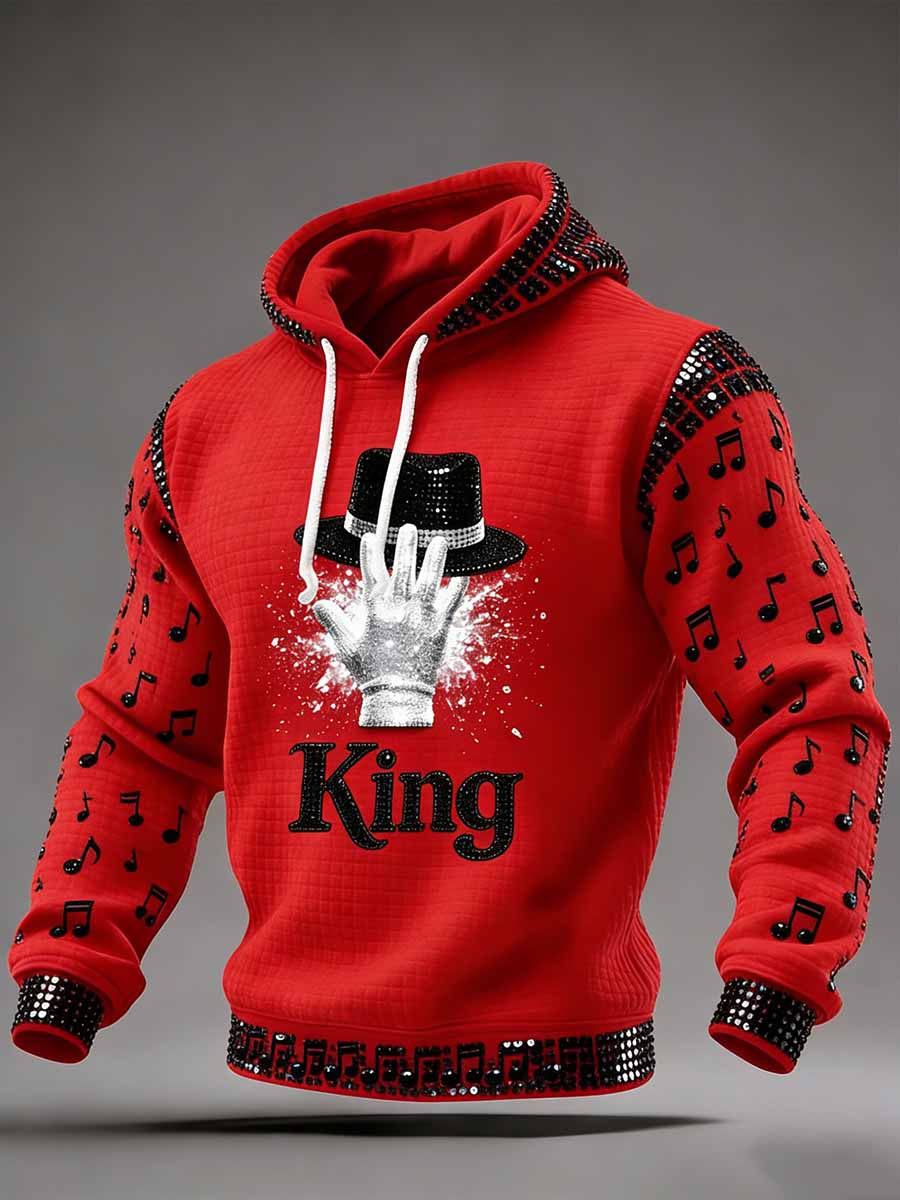 Men's Vintage Commemorative Printed Sweatshirt