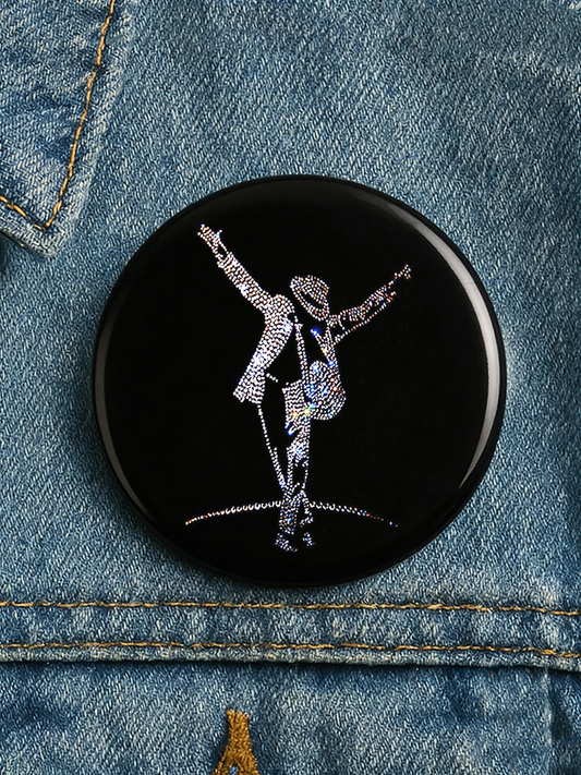 Unisex Pop Music Figure Print Brooch