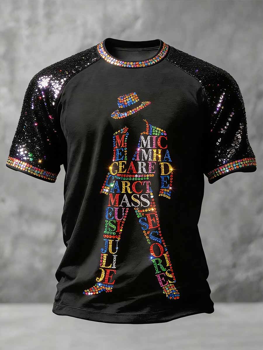 Men's Vintage Commemorative Printed T-Shirt