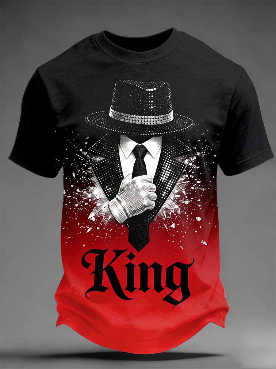 Men's Vintage Commemorative Printed T-Shirt