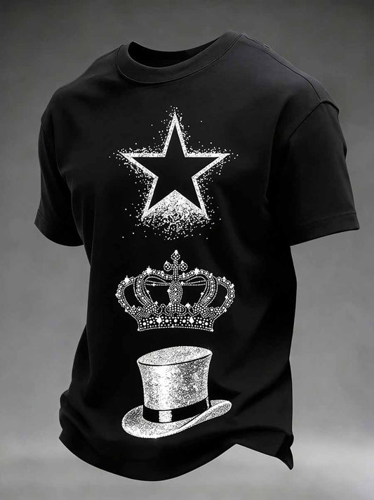 Men's Vintage Commemorative Printed T-Shirt