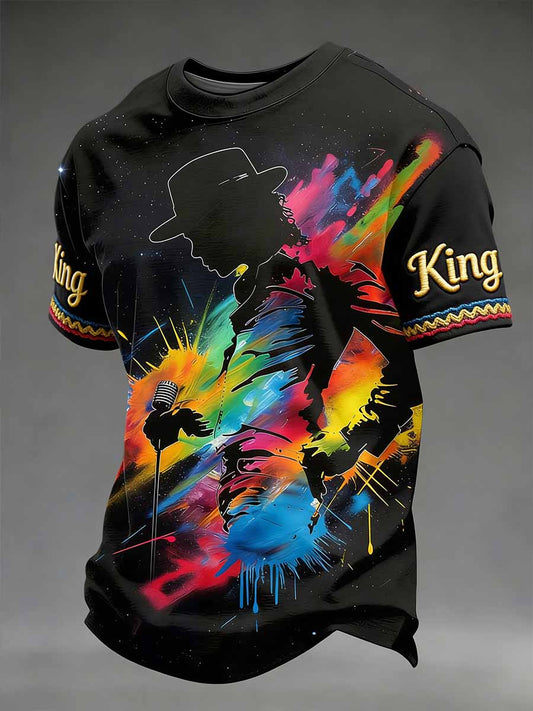 Men's Vintage Commemorative Printed T-Shirt