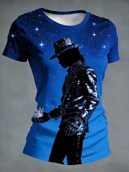 Women's Vintage Commemorative Printed T-Shirt