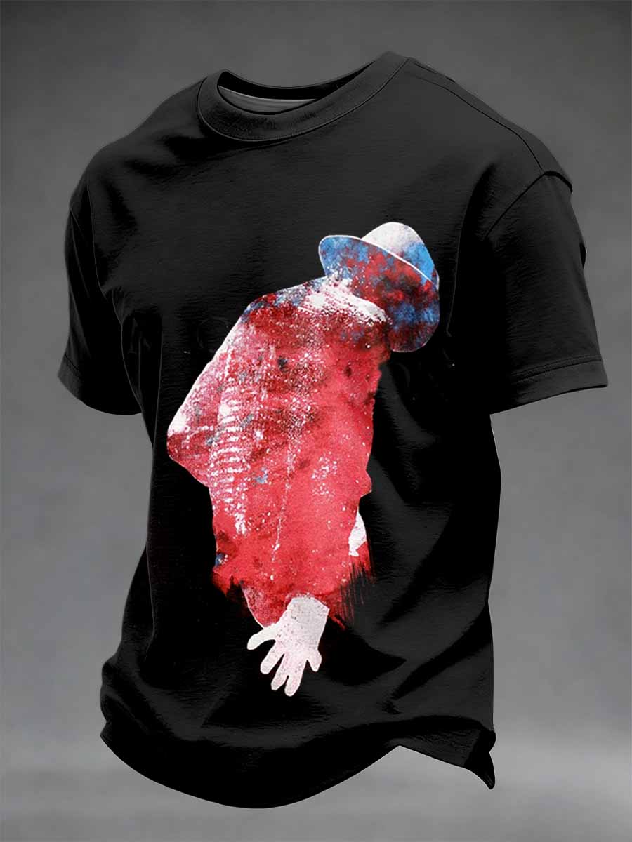 Men's Vintage Commemorative Printed T-Shirt