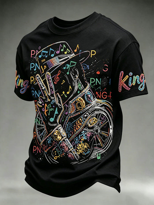 Men's Vintage Commemorative Printed T-Shirt