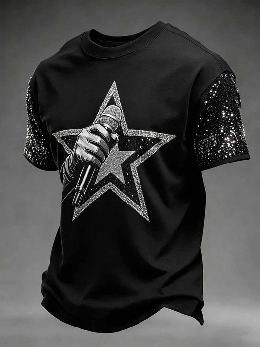 Men's Vintage Commemorative Printed T-Shirt