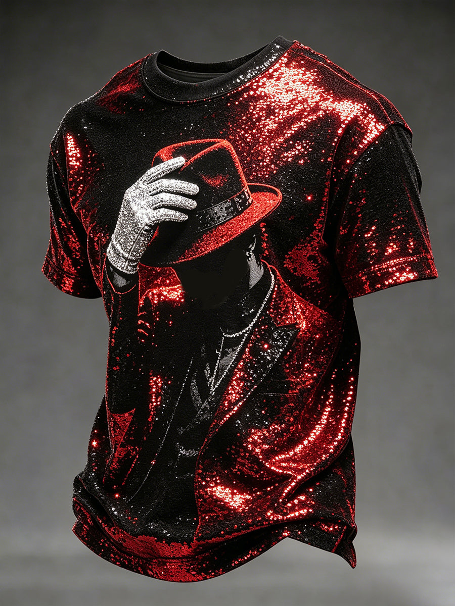 Men's Vintage Commemorative Printed T-Shirt