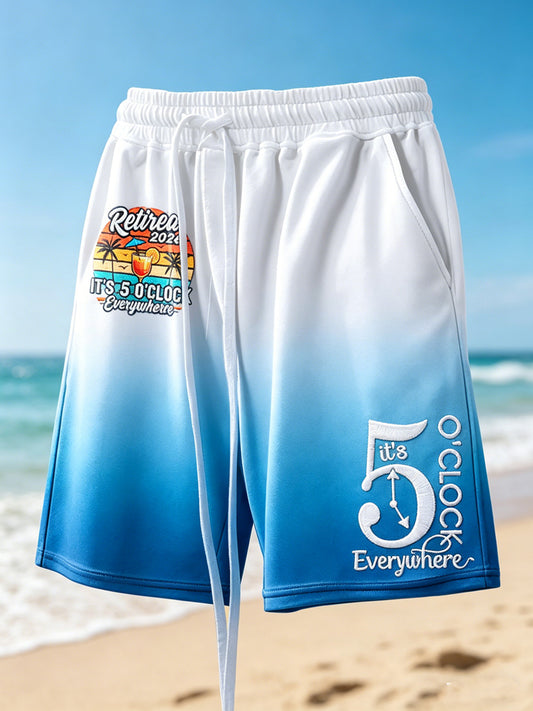 Men's It's 5 O'Clock Everywhere Drawstring Shorts