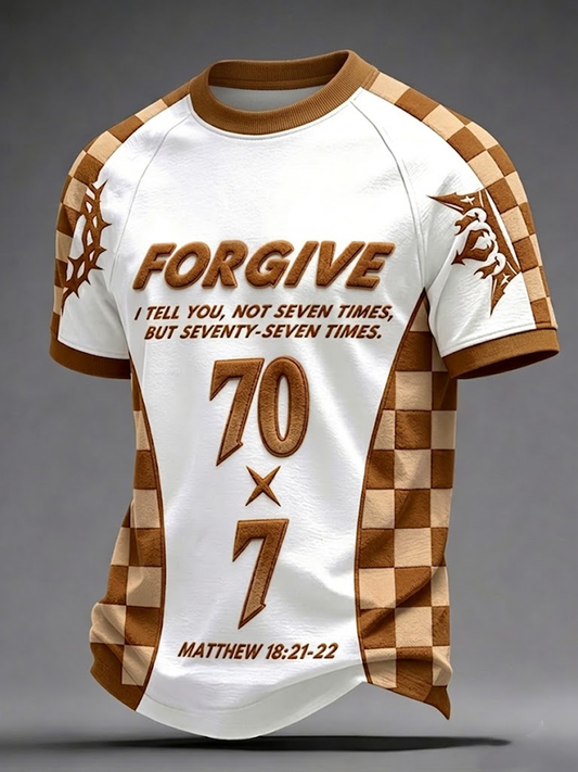 Men's Forgive 70x7 Christian Jersey