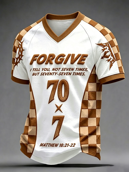 Men's Forgive 70x7 Christian Jersey