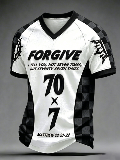 Men's Forgive 70x7 Christian Jersey