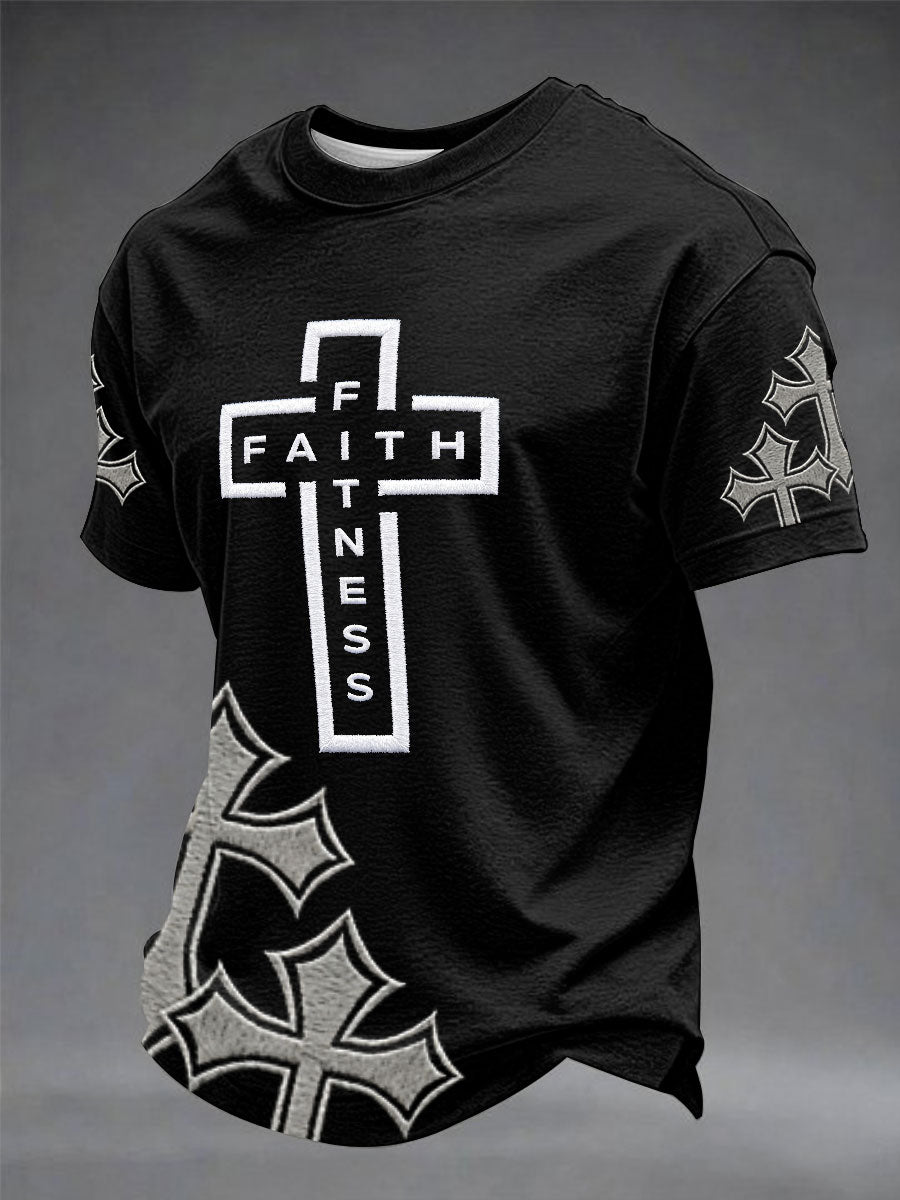 “Faith&Fitness” Christian Fitness Casual unisex T-shirt