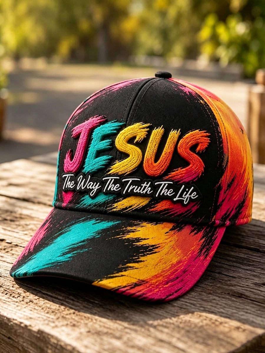 Unisex Christian Jesus Art Print Casual Hat