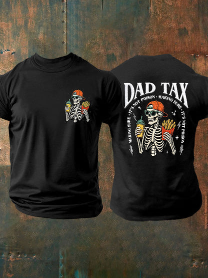 Men's “Dad Tax” Father's Day Fun Casual T-shirt