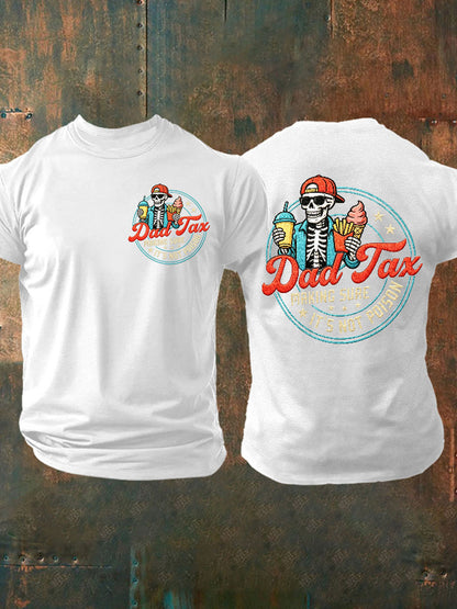 Men's “Dad Tax” Father's Day Fun Casual T-shirt