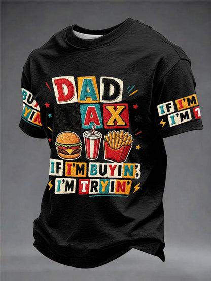Men's “Dad Tax” Father's Day Fun Casual T-shirt