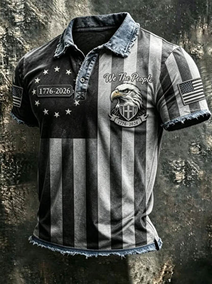 Men's 250Th Anniversary National Faith Print Shirt