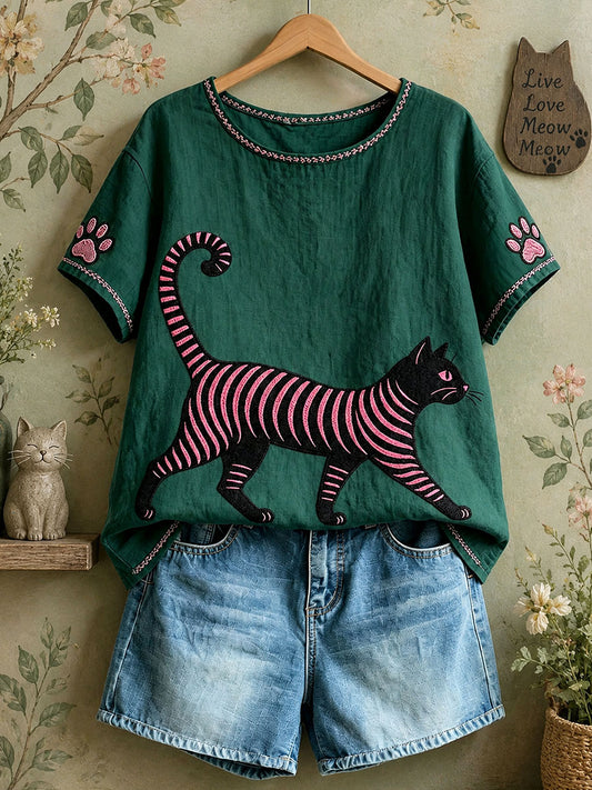 Women's Casual Cat Tops